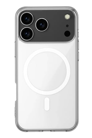 Newface Apple iPhone 17 Pro Kılıf Magneticsafe Şeffaf Silikon - Şeffaf