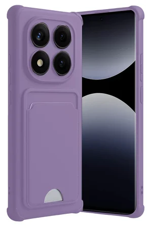 Newface Xiaomi Redmi Note 14 Pro Plus Kelvin Kartvizitli Silikon - Lila