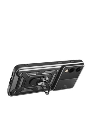 Newface Samsung Galaxy S25 Edge Pars Lens Yüzüklü Silikon - Siyah