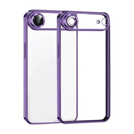 Newface Apple iPhone 17 Air Razer Lensli Silikon - Mor