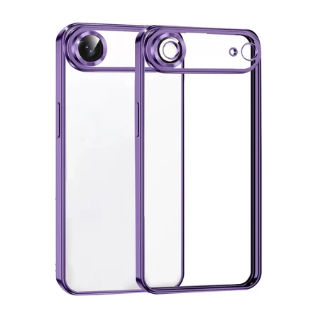 Newface Apple iPhone 17 Air Razer Lensli Silikon - Mor