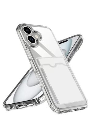 Newface Apple iPhone 17 Kart Şeffaf Silikon - Şeffaf