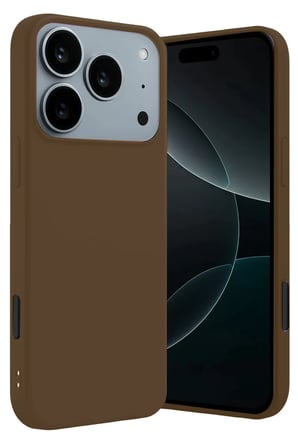 Newface Apple iPhone 17 Pro First Silikon - Kahverengi