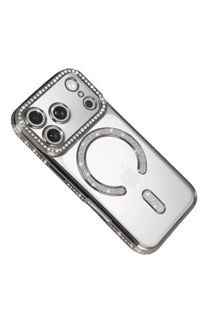 Newface Apple iPhone 17 Pro Max Joke Simli Magneticsafe Kılıf - Gümüş