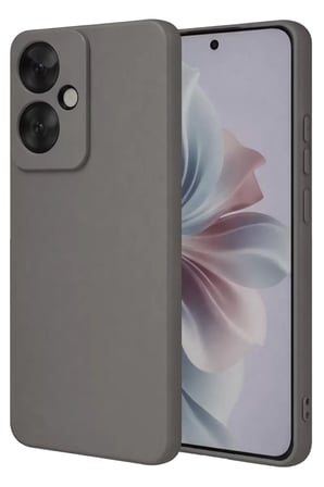 Newface Oppo Reno 11F Kılıf First Silikon - Gri