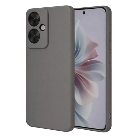 Newface Oppo Reno 11F Kılıf First Silikon - Gri