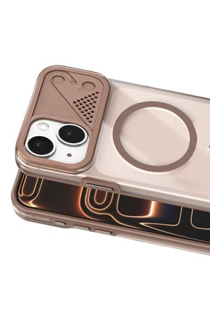 Joko Apple iPhone 14 Zinko Magsafe Kapak - Çöl Titanyum