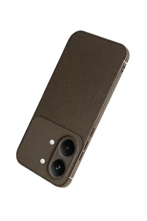 Newface Xiaomi Poco X8 Pro Max Auto Focus Karbon Kapak - Kahverengi