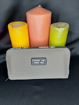 Kadın Fermuarlı Telefon Bölmeli Kartlık Cüzdan - Geniş İç Hacimli