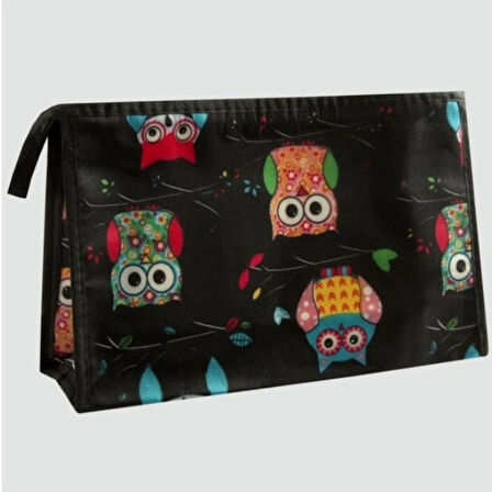 MRYart Baykuş Desenli Makyaj Çantası