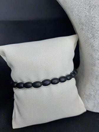 MRYart Oniks Doğaltaş Kolye ve Bileklik Seti – Zülfikar Kılıç Uçlu – El Yapımı