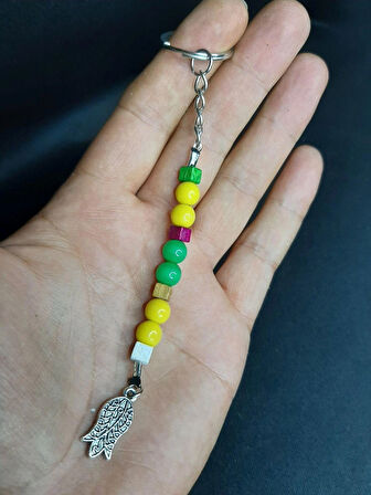 MRYart Lale figürlü Brezilyan Anahtarlık yada Çanta Aksesuarı