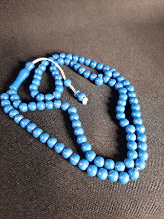 MRYart Açık Mavi Midi Boy 99'lu Plastik Tesbih