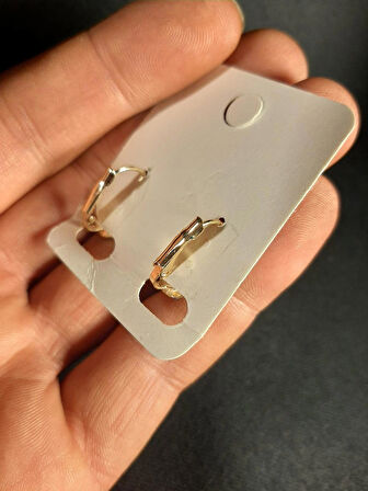 MRYart Nazar Taşlı Klipsi Küpe