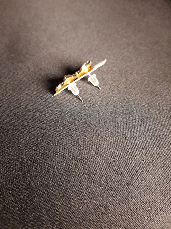 MRYart Kelebek Taşlı Minik Küpe