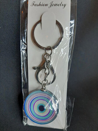 MRYart Nazar Cam Anahtarlık