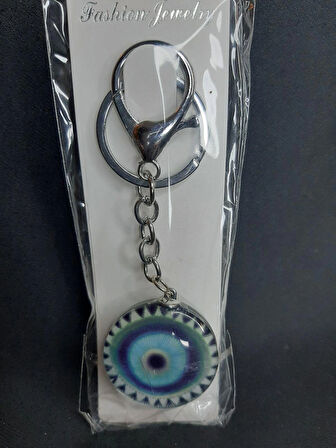 MRYart Nazar Cam Anahtarlık