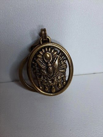 MRYart Osmanlı Bayrağı Metal Anahtarlık