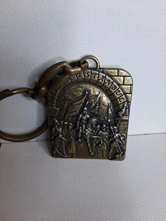 MRYart 1453 İstanbul Yazılı Metal Anahtarlık