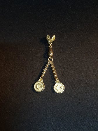 MRYart Gold Renk Metal 5li Tesbih Püskülü