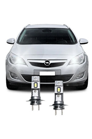OPEL ASTRA J LED XENON UZUN FAR AMPULÜ Mini Led 2'li Set H7