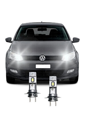 VW POLO 6r 6c LED UZUN FAR AMPULÜ Mini Led 2'li Set H7