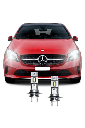 MERCEDES A180 (2012-2018) LED KISA FAR AMPULÜ Mini Led 2'li Set H7