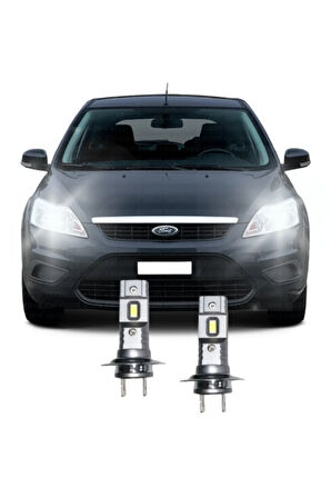 FORD FOCUS 2 MAKYAJLI LED KISA FAR AMPULÜ H7 Mini Led 2'li Set