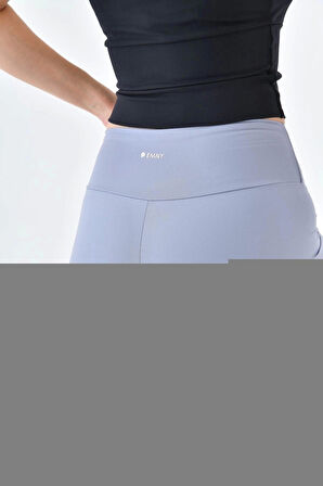 Kadın Kısa Tayt Biker Şort Yüksek Bel Toparlayıcı Biker Şort Kısa Spor Tayt