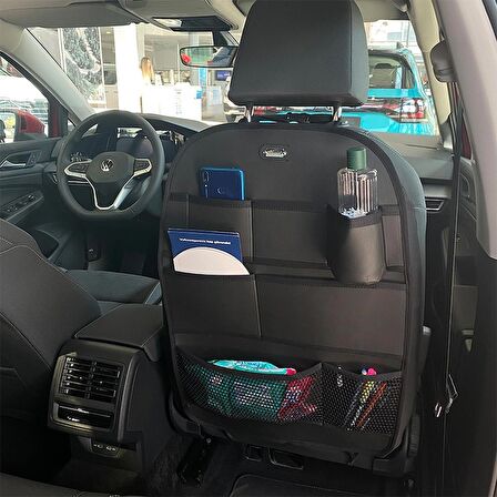 
Volkswagen Jetta Deri Koltuk Arkası Organizer Düzenleyici Koruyucu SİYAH