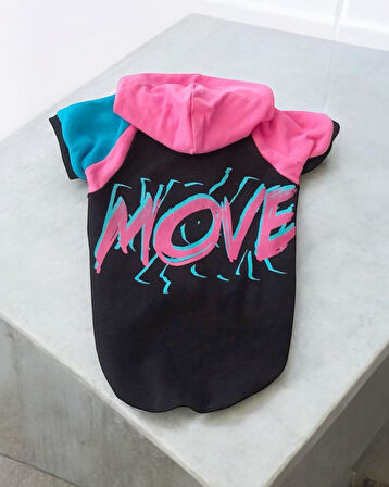 Move Extra Kapşonlu Sweatshirt Orta ve Büyük Irklar İçin