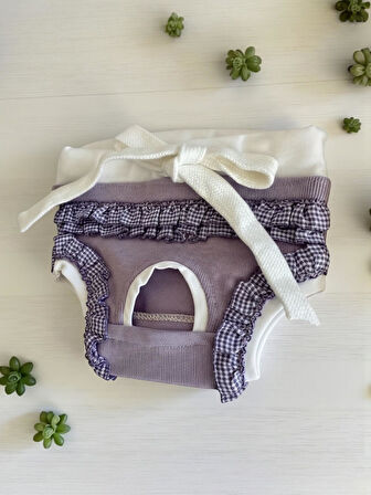 Princess Lila Dişi Kedi Regl Külotu | Kedi Donu | Kedi İç Çamaşırı | Ayarlanabilir Bağcıklı | Küçük Irklar İçin