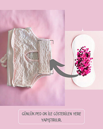 Princess Lila Dişi Köpek Regl Külotu | Köpek Donu | Köpek İç Çamaşırı | Ayarlanabilir Bağcıklı | Küçük Irklar İçin