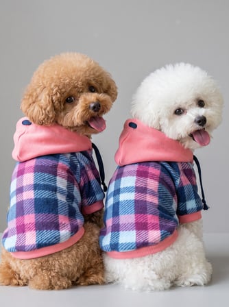 Marshmellow Kapşonlu Polar Köpek Ceketi – Sıcak Tutan Yumuşak Köpek Kıyafeti