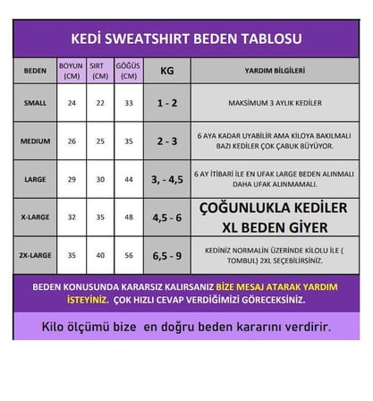 Minik Aslan Kedi Sweatshirt Haki Sıcak Tutan Yumuşak Kedi Kıyafeti