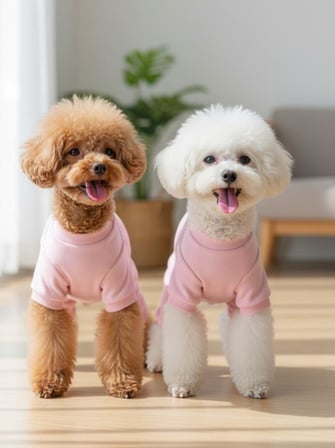 Soft Pink Pamuklu Köpek Tulumu Pastel Pembe Pijama