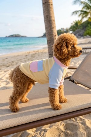 Soft Sun Köpek Tişörtü | Cepli Şeker Renkli Yazlık Köpek Kıyafeti | Küçük Irklar İçin