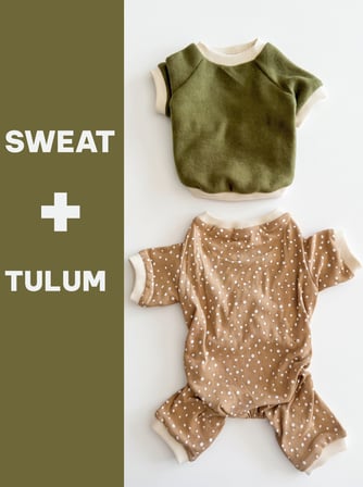 Latte Matcha Duo – Sprinkle Köpek Tulum & Sweat Kombini