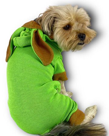 Froggy Kulaklı Köpek Tulumu Kıyafeti
