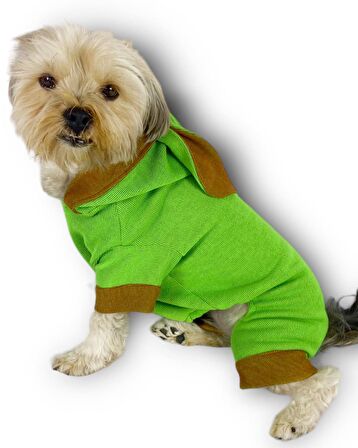 Froggy Kulaklı Köpek Tulumu Kıyafeti