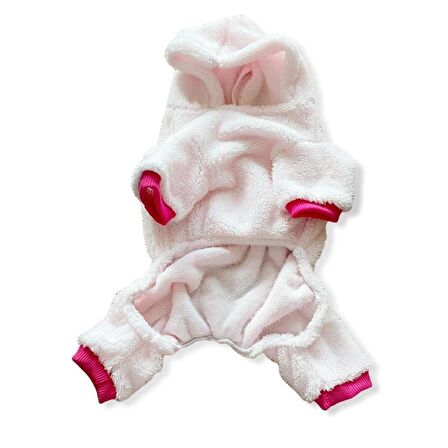 Softie Pink Butterfly Duo Kedi Tulumu Kedi Kıyafeti