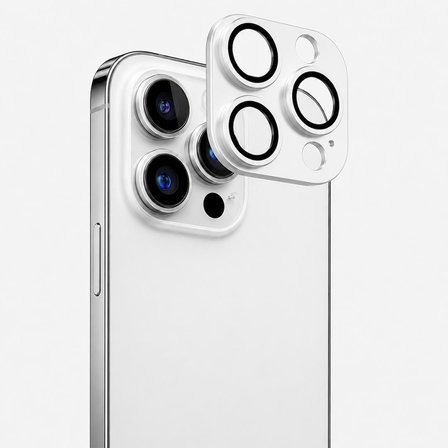 iPhone 14 Pro / 14 Pro Max Uyumlu Full Kamera Lens Koruyucu Tam Kaplama Kamera Adası Koruma Camı