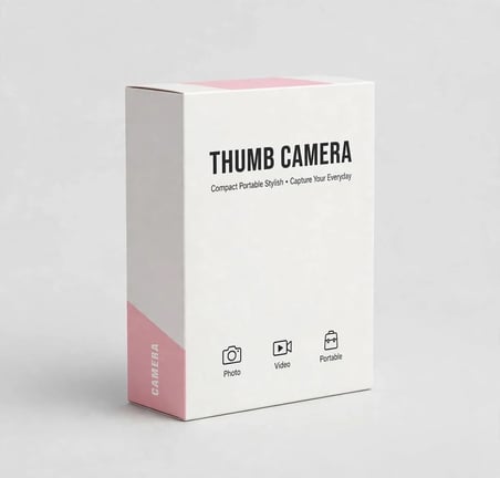 Y1 THUMB MİNİ KAMERA-180 DERECE DÖNEN EKRANLI RETRO SELFIE KAMERASI
