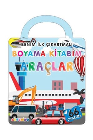 Benim İlk Çıkartmalı Boyama Kitabım - Araçlar