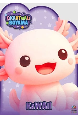Kawaii Zamanı - Çıkartmalı Boyama Kitabı