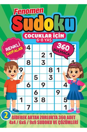 Fenomen Çocuklar İçin Sudoku 6-8 Yaş -2
