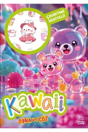 Kawaii - Oyna ve Çöz Çıkartmalı Etkinlik Kitabı