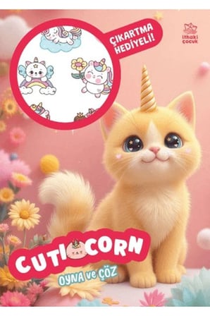 Cuticorn - Oyna ve Çöz Çıkartmalı Etkinlik Kitabı