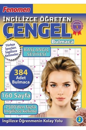 Fenomen İngilizce Öğreten Çengel Bulmaca Başlangıç Seviyesi 2