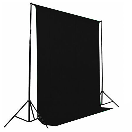 Gdx Seyyar Siyah Fon Perde (Katlanabilir Kumaş) 3x3 Metre